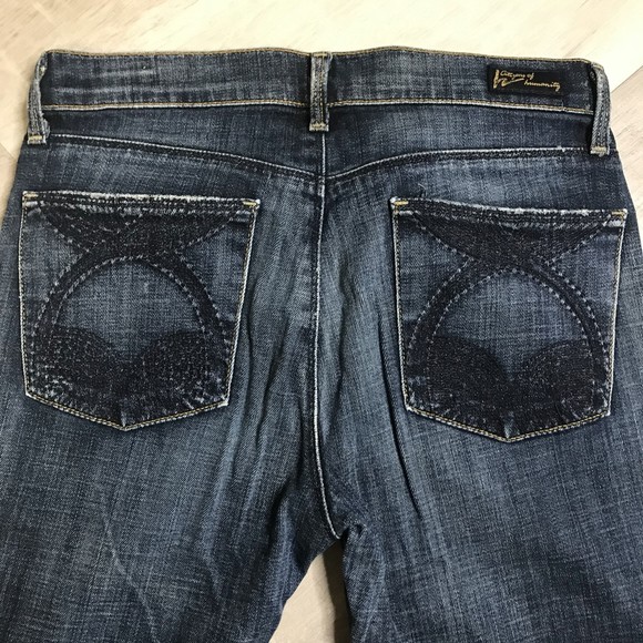 Citizens of Humanity Low Rise Bootcut sz 26 Dark Wash Jeans Y2K - Picture 7 of 10